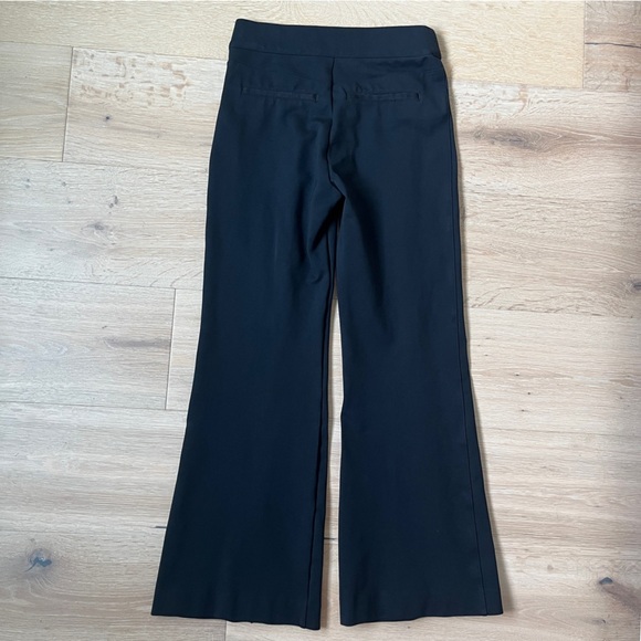 Spanx High Rise Flare The Perfect Pant Classic Black Seamed Flare Leg Sz MP *X21 - Picture 4 of 5